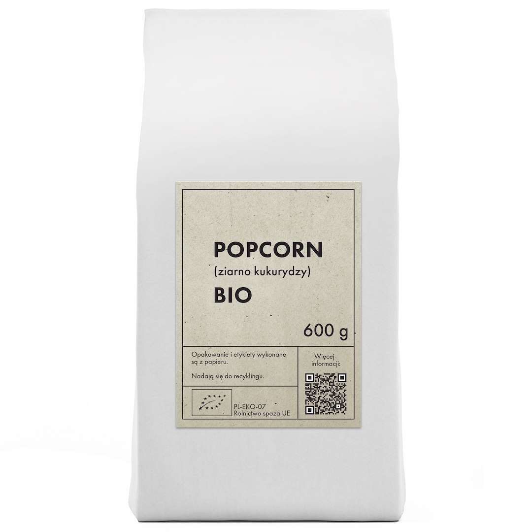 POPCORN (ZIARNO KUKURYDZY) BIO 600 g - THE PLANET - obrazek 2