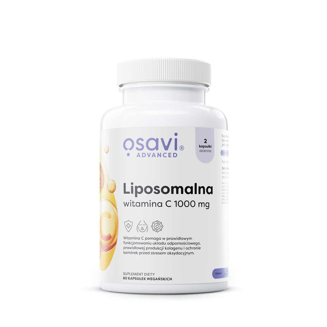 WITAMINA C LIPOSOMALNA BEZGLUTENOWA 60 KAPSUŁEK - OSAVI - obrazek 2