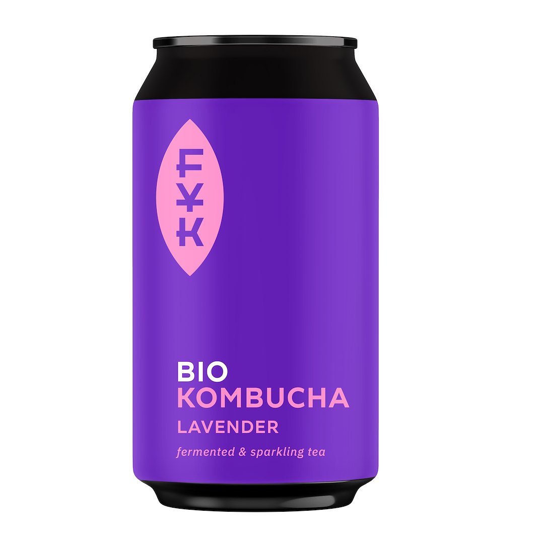 KOMBUCHA HERBATA ZIELONA Z LAWENDĄ BEZGLUTENOWA BIO 330 ml - FOREVER YOUNG KOMBUCHA - obrazek 2