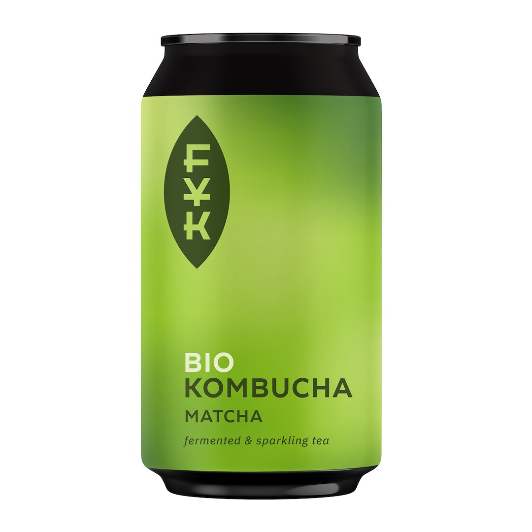 KOMBUCHA HERBATA MATCHA BEZGLUTENOWA BIO 330 ml - FOREVER YOUNG KOMBUCHA - obrazek 2