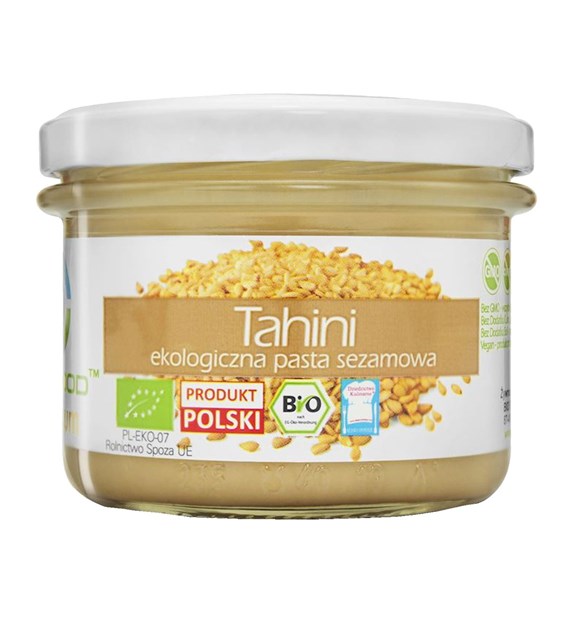 TAHINI (PASTA SEZAMOWA) BIO 180 g - BIO FOOD