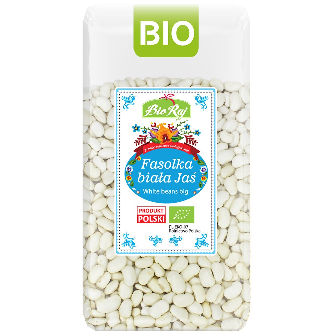 FASOLKA BIAŁA JAŚ BIO (POLSKA) 400 g - BIO RAJ - obrazek 2
