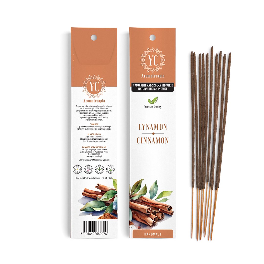 KADZIDEŁKA INDYJSKIE CYNAMON (10 szt.) 16 g - YOUR CANDLE - obrazek 2