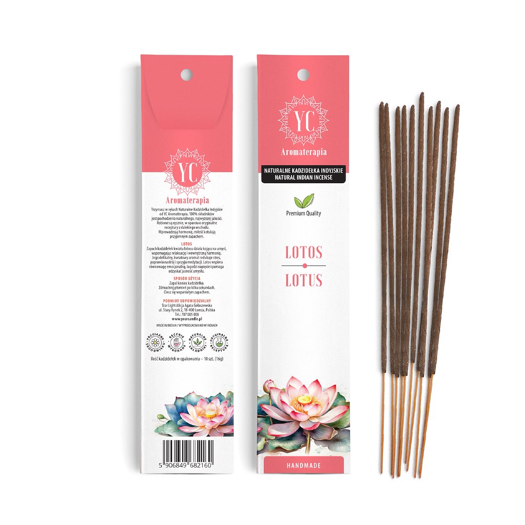 KADZIDEŁKA INDYJSKIE LOTOS (10 szt.) 16 g - YOUR CANDLE - obrazek 2