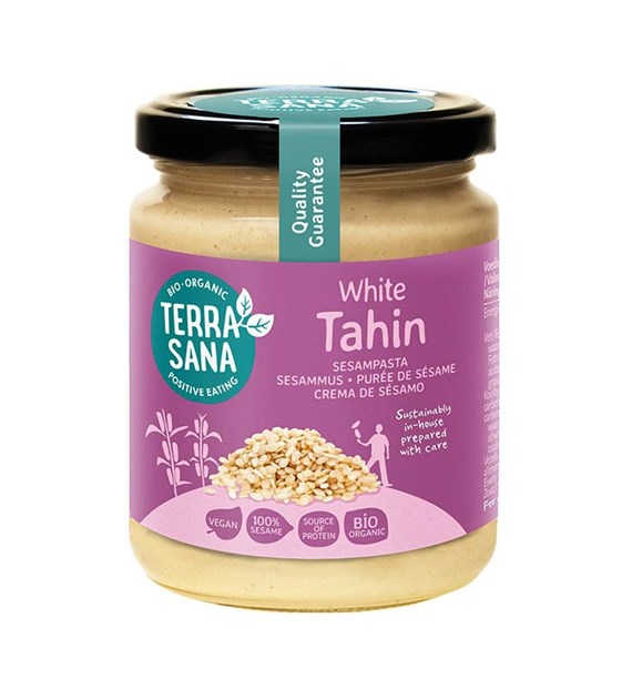 TAHINI BIAŁE (PASTA SEZAMOWA) BIO 250 g - TERRASANA